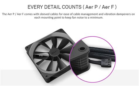 NZXT AER RGB 2 Series 140 mm Single Case Fan : Amazon.in: Computers ...
