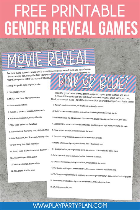 12 of the Best Gender Reveal Party Games Ever - Play Party Plan