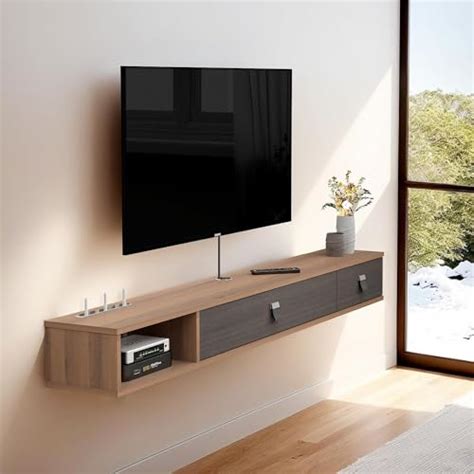 Buy Pmnianhua Floating TV Unit, 47'' Wall ed TV Cabinet, Floating ...