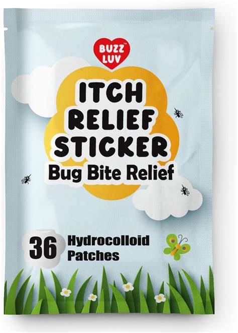 BUZZLUV Itch Relief Patches for Kids 36 Hydrocolloid India | Ubuy