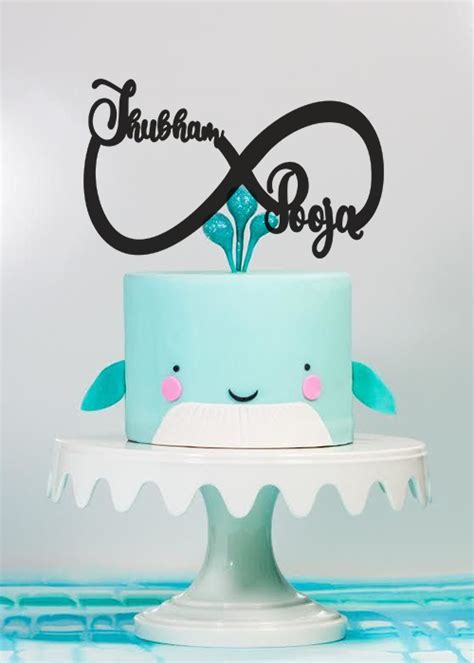 Name cake topper