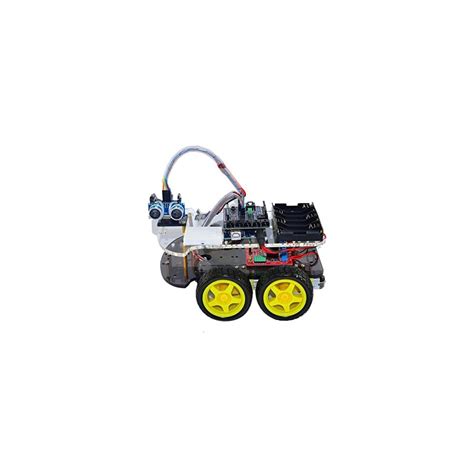Buy KUONGSHUN Robot 4WD, Functional 4WD Robot Car Chassis Kit for Uno ...