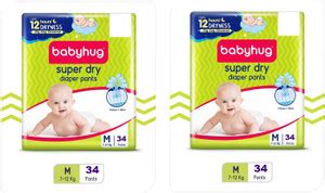 babyhug diaper pants - M34 - ( Pack of 2 ) - M (68 Pieces) - M - Buy 68 ...