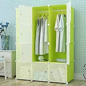 KRISHYAM Portable Closet Wardrobe Cube Wardrobe for Hanging Clothes ...