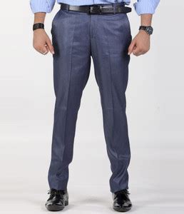 SAM & JACK Relaxed Men Blue Trousers - Buy SAM & JACK Relaxed Men Blue ...
