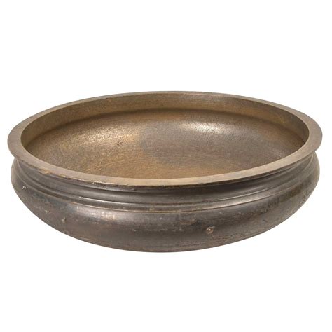 Indian Brass Urli Cooking Pot - 17 Inches