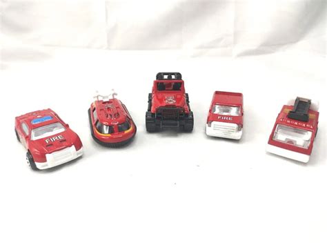 Vaayu Die-Cast Fire Rescue Cars Set – 5-Pack for Kids – Vaayu-E-Store