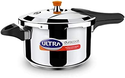 Buy ULTRA Duracook Diet Stainless Steel Outer Lid Pressure Cooker 5.5 L ...