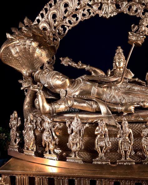Superfine Anantashayana Vishnu in Royal Arch with Dashavatara – Hoysal ...