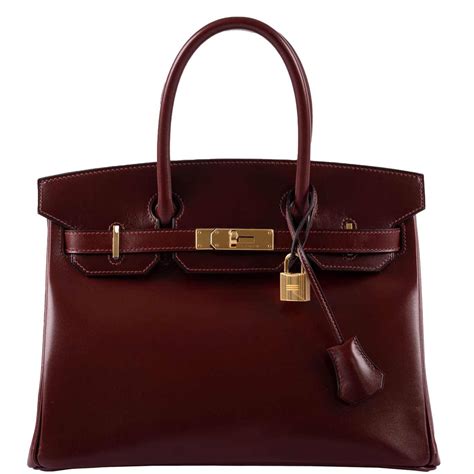 Hermès Birkin 30 Rouge H Calf Box Leather Gold Hardware - 2015, X ...