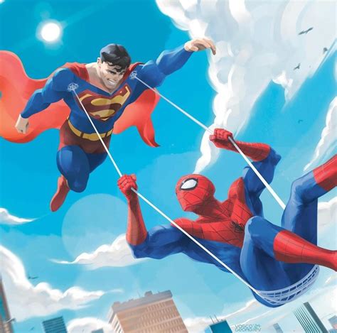 Superman & Spider-Man (Vasco Georgiev - Instagram) : r/superman