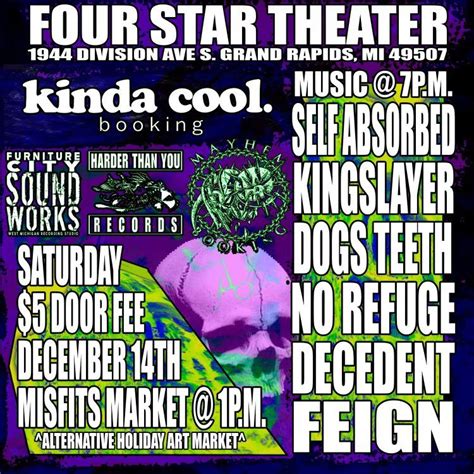 Misfits Market - Alternative Holiday Art Market and Concert, Four Star ...