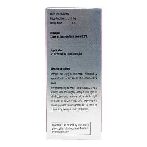Buy MHG Lotion 6 ml online | Uses, Side Effects, Price and substitutes ...