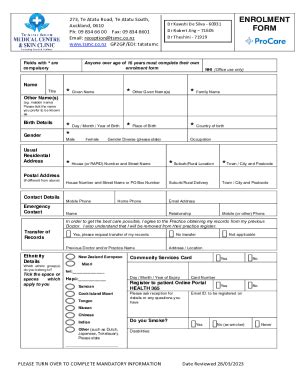 Fillable Online ENROLMENT FORM Yes No... Fax Email Print - pdfFiller