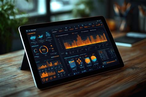 Data analysis on tablet screen | Premium AI-generated image