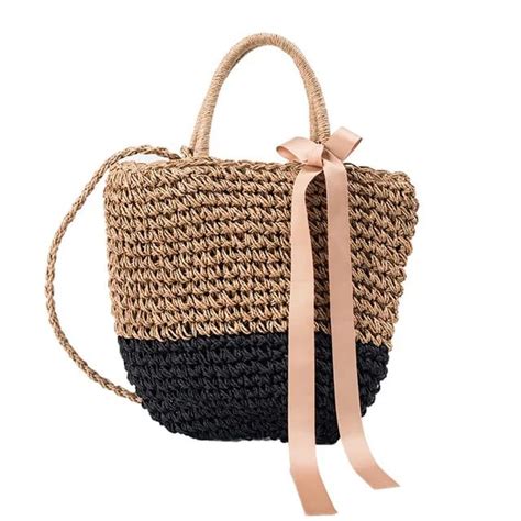 Buy MAIRO LIFESTYLE Straw Wicker Handmade Boho Summer Beach Carryall ...