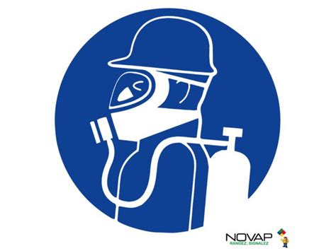Panneau Obligation de porter un casque et un appareil respiratoire ...