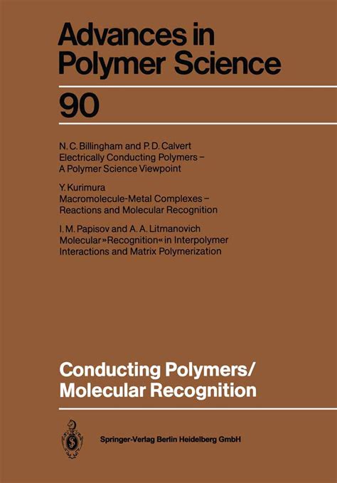 Conducting Polymers/Molecular Recognition: 90 (Advances in Polymer ...
