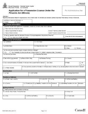 2021-2026 Form Canada RCMP GRC 5485e - Fill Out, Sign & Share Online ...