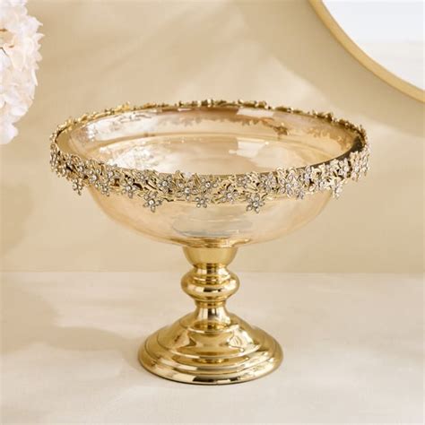Buy Decorative Metal & Glass Potpourri Bowls Online - Home Centre