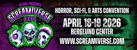 SCREAMIVERSE EXPO 2026 :: Berglund Center