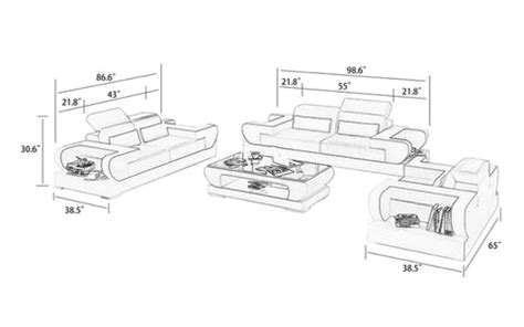 Modern Sofa Set: 5 Seater Leatherette Sofa Set – Studio GKW