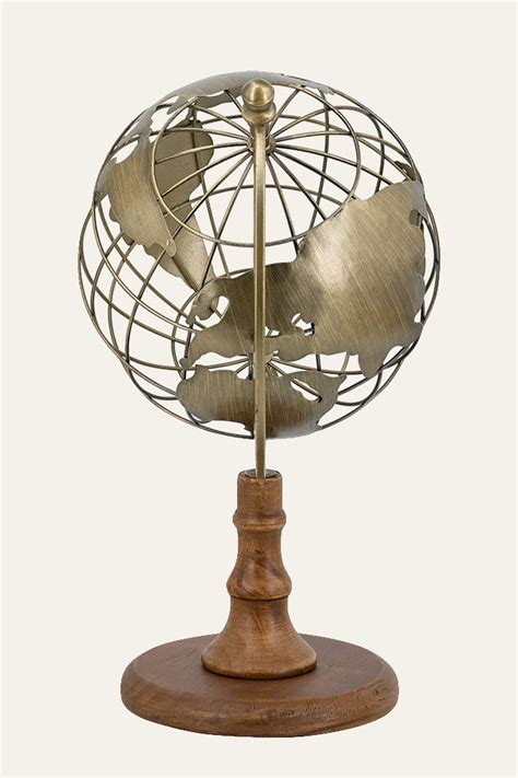 Classic Antique Globe Table Accent for Luxury Interiors
