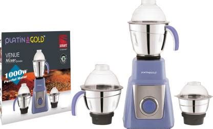 PlatinaGold Vantage 1000w 1000 Mixer Grinder (3 Jars, Purple) Price in ...