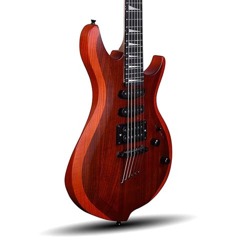 Kadence Astro Man Electric Guitar, 24 FRETS, H- S - S PICK UPS Walnut ...