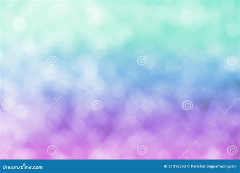 Pastel Purple Blue Green Bokeh Background Stock Image - Image of ...