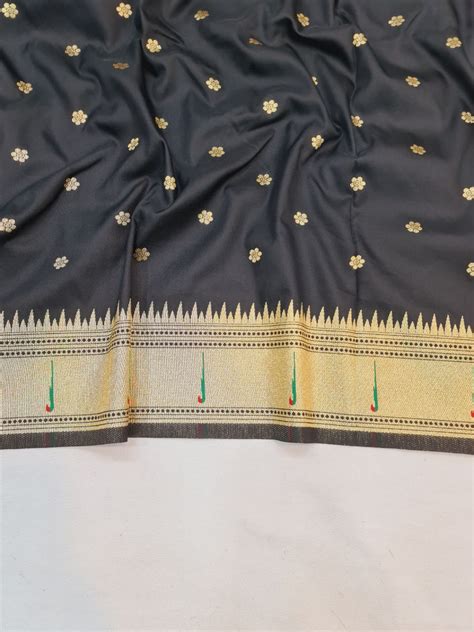 Paithani Dupatta - Golden Zari Weaving NB 11 L – Shankari Paithani