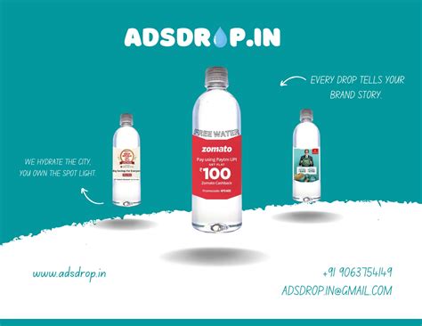 AdsDrop - Where Hydration Meets Promotion