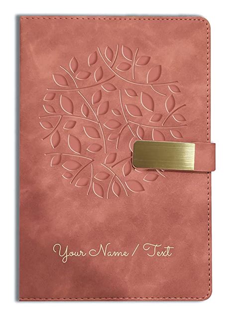 Brown Cloud Personalized Brown/Tan Velvet Finish Self Design Leather ...