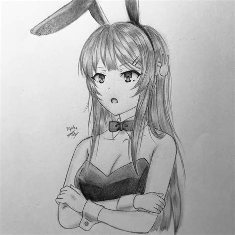 How To Draw Anime Girl With Pencil