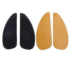 Ubervia® Black Rubber Fuel Tanks Traction Pads Compatible with H.O. N.D ...