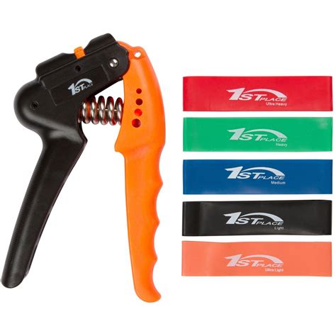 Buy 1st Place Best Hand Exercise Set - Hand Grip Strengthener and ...