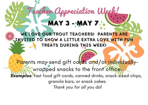 Teacher Appreciation Week 2025