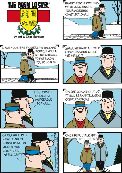 The Born Loser by Chip Sansom for January 17, 2021 | GoComics