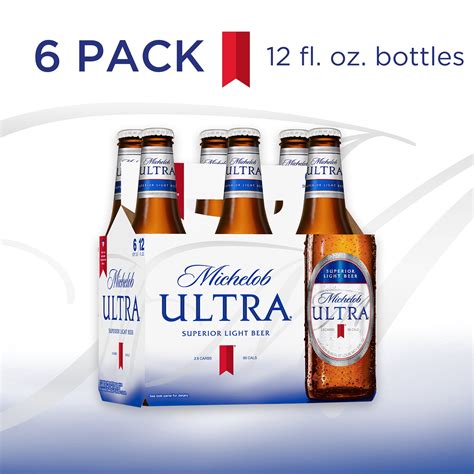 Michelob Ultra Superior Light Beer - 6pk/12 fl oz Bottles – BrickSeek