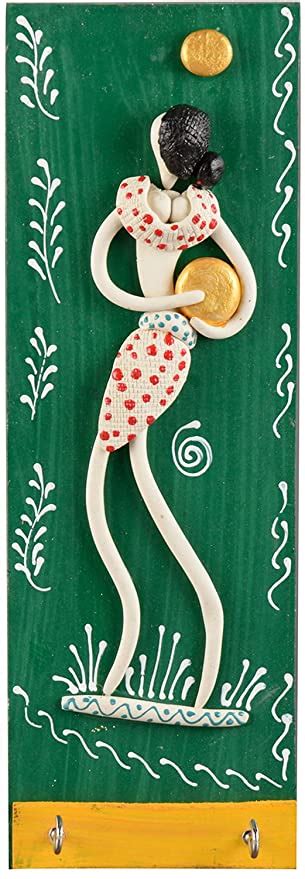 Buy Art Gallery Gift Items Stone Human Figure in Frame with Key Hanger ...