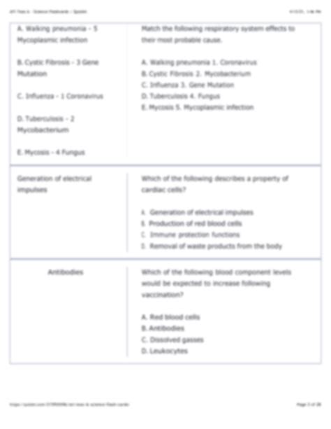 SOLUTION: Ati teas 6 science flashcards quizlet pdf - Studypool
