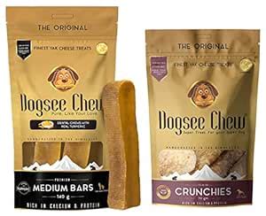 Buy Dogsee Chew 100% Natural Turmeric Cheese Based Dental Chews Medium ...