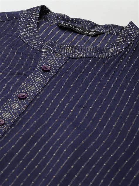 Silk Woven Straight Kurta – See Designs