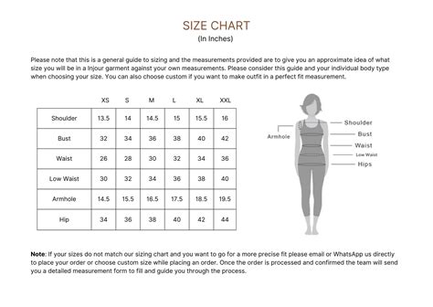 Size Guide – Injour