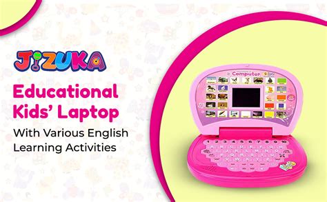 JIZUKA Educational Laptop for Kids (1 Year Warranty) Toy for 2-5 Year ...