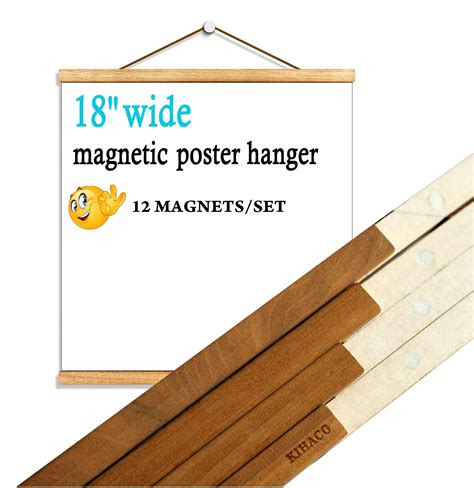 Kihaco Poster Frame 18x24 Magnetic Poster Hanger Wood Picture Frames ...