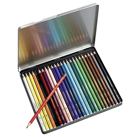 Stabilo Aquacolour - Watercolour Pencil - Metal Box - 24 Colours| Art ...