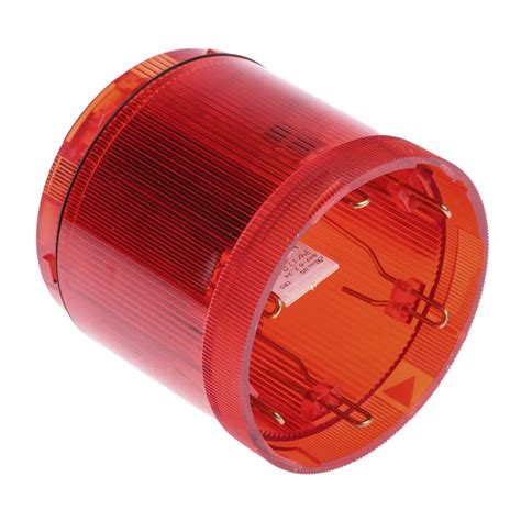 843.100.55 Werma | Werma 843 Series Red Steady Effect Beacon Unit, 24 V ...