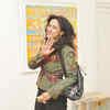 Shivani Wazir Pasrich at Trishla Jain's exhibition held at Studio 4TM ...