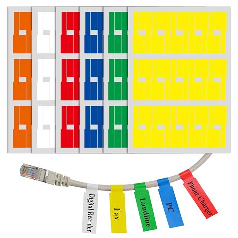 Buy Cable Label, Self-Adhesive Cable Label Sticker Waterproof Tear ...